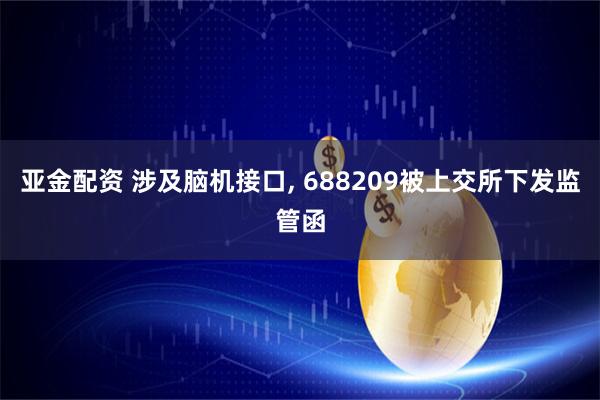 亚金配资 涉及脑机接口, 688209被上交所下发监管函